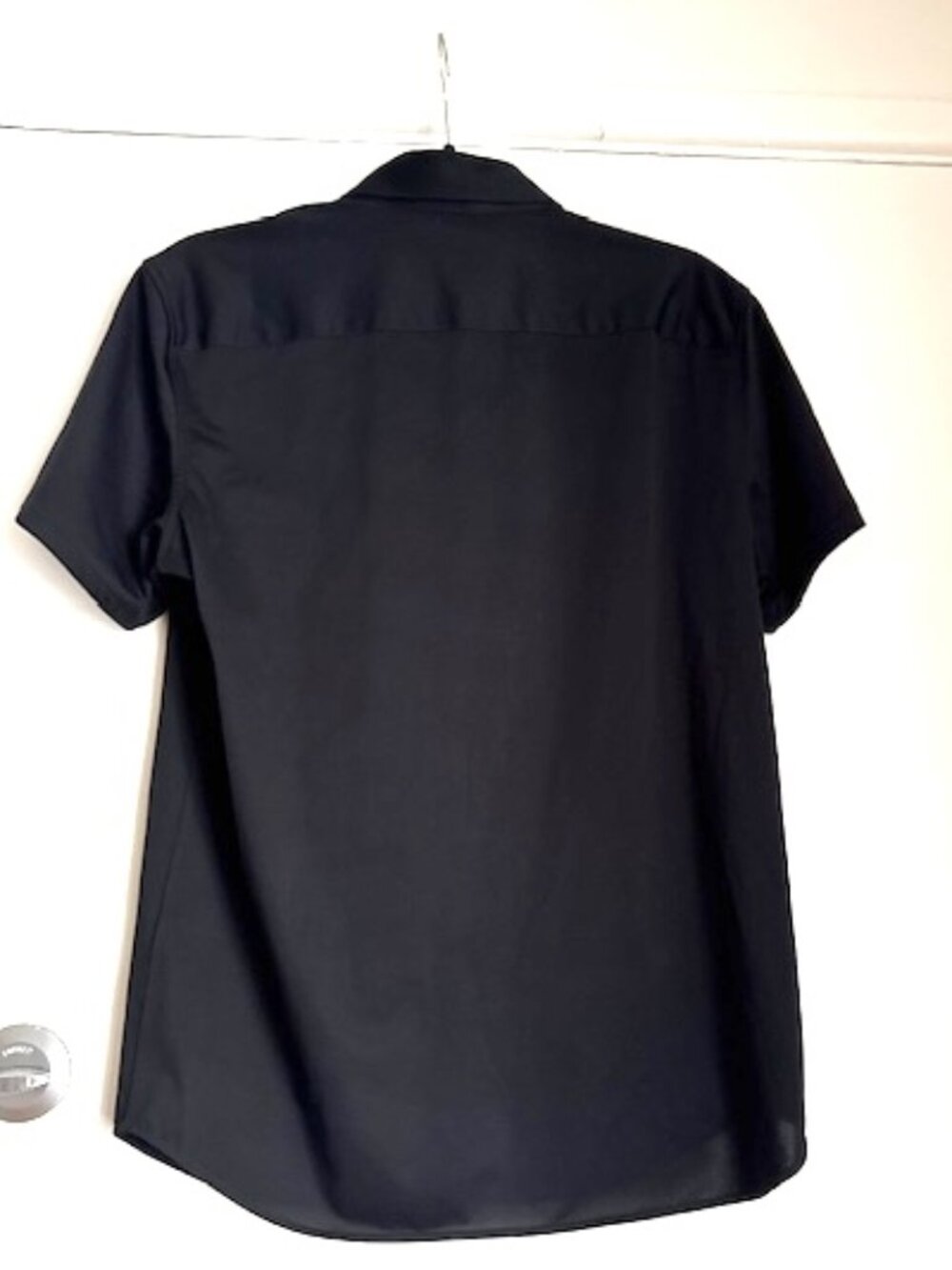 Theory Irving Short-Sleeve Shirt in Structure Knit Preppy Minimalist Streetwear - Picture 6 of 12